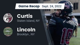 Recap: Curtis  vs. Lincoln  2022