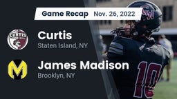 Recap: Curtis  vs. James Madison  2022