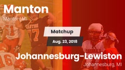 Matchup: Manton  vs. Johannesburg-Lewiston  2018