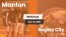 Matchup: Manton  vs. Rogers City  2018
