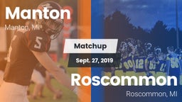 Matchup: Manton  vs. Roscommon  2019