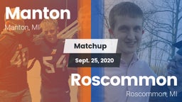 Matchup: Manton  vs. Roscommon  2020