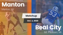 Matchup: Manton  vs. Beal City  2020