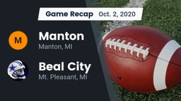 Recap: Manton  vs. Beal City  2020