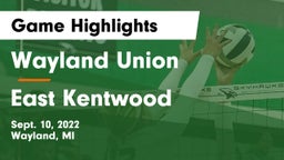 Wayland Union  vs East Kentwood  Game Highlights - Sept. 10, 2022