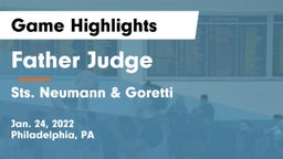 Father Judge  vs Sts. Neumann & Goretti  Game Highlights - Jan. 24, 2022