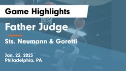 Father Judge  vs Sts. Neumann & Goretti  Game Highlights - Jan. 23, 2023