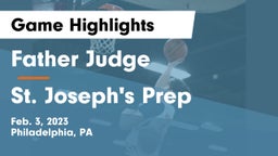 Father Judge  vs St. Joseph's Prep  Game Highlights - Feb. 3, 2023