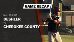 Recap: Deshler  vs. Cherokee County  2015