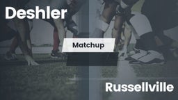 Matchup: Deshler  vs. Russellville  2016