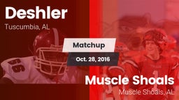 Matchup: Deshler  vs. Muscle Shoals  2016