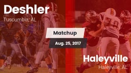 Matchup: Deshler  vs. Haleyville  2017