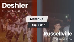 Matchup: Deshler  vs. Russellville  2017