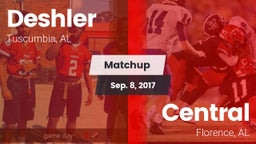 Matchup: Deshler  vs. Central  2017