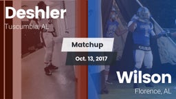 Matchup: Deshler  vs. Wilson  2017