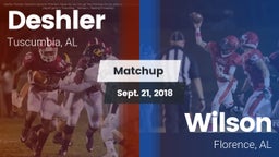 Matchup: Deshler  vs. Wilson  2018