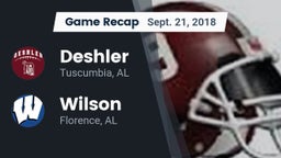 Recap: Deshler  vs. Wilson  2018