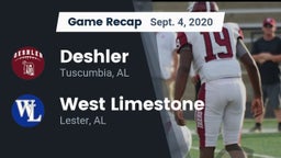 Recap: Deshler  vs. West Limestone  2020