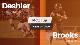 Matchup: Deshler  vs. Brooks  2020