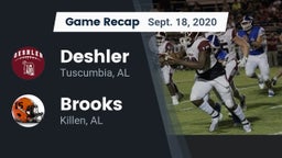 Recap: Deshler  vs. Brooks  2020