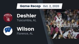 Recap: Deshler  vs. Wilson  2020