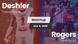 Matchup: Deshler  vs. Rogers  2020
