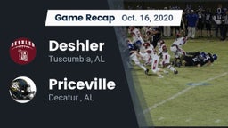 Recap: Deshler  vs. Priceville  2020