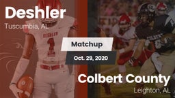 Matchup: Deshler  vs. Colbert County  2020