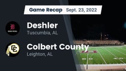 Recap: Deshler  vs. Colbert County  2022