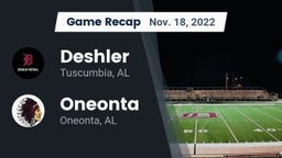 Recap: Deshler  vs. Oneonta  2022