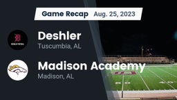 Recap: Deshler  vs. Madison Academy  2023