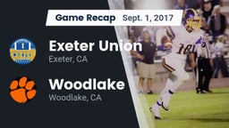Recap: Exeter Union  vs. Woodlake  2017