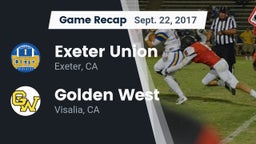 Recap: Exeter Union  vs. Golden West  2017