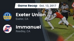 Recap: Exeter Union  vs. Immanuel  2017