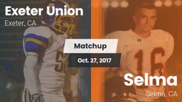 Matchup: Exeter Union High vs. Selma  2017