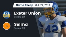 Recap: Exeter Union  vs. Selma  2017