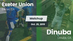 Matchup: Exeter Union High vs. Dinuba  2019