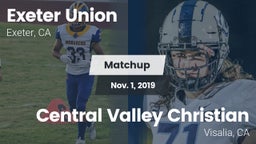 Matchup: Exeter Union High vs. Central Valley Christian 2019