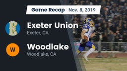 Recap: Exeter Union  vs. Woodlake  2019