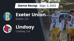 Recap: Exeter Union  vs. Lindsay  2022