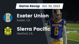 Recap: Exeter Union  vs. Sierra Pacific  2023