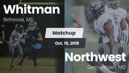 Matchup: Whitman  vs. Northwest  2018