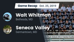 Recap: Walt Whitman  vs. Seneca Valley  2019