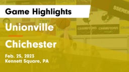 Unionville  vs Chichester  Game Highlights - Feb. 25, 2023