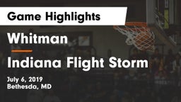 Whitman  vs Indiana Flight Storm Game Highlights - July 6, 2019