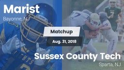 Matchup: Marist  vs. Sussex County Tech  2018