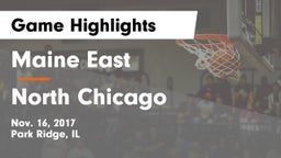Maine East  vs North Chicago Game Highlights - Nov. 16, 2017