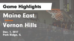 Maine East  vs Vernon Hills  Game Highlights - Dec. 1, 2017