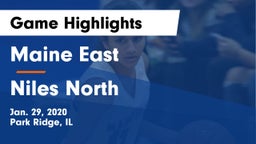 Maine East  vs Niles North  Game Highlights - Jan. 29, 2020