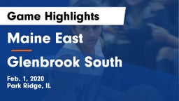 Maine East  vs Glenbrook South  Game Highlights - Feb. 1, 2020